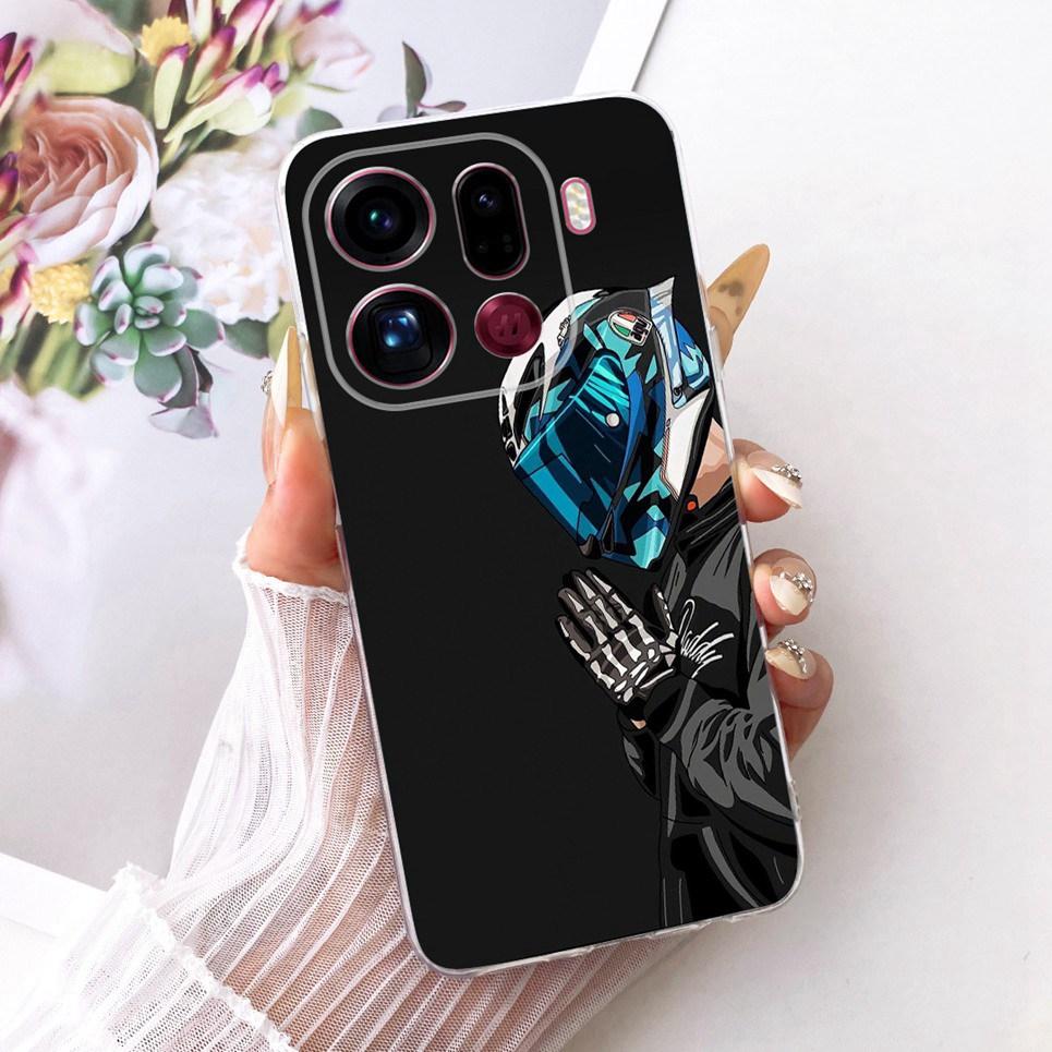 For Oppo Find X9 X9Pro Phone Case On Oppo Find X9 Pro Casing Cool Dragon Lion Tiger Cartoon Back Cover Clear Soft Silicone Coque