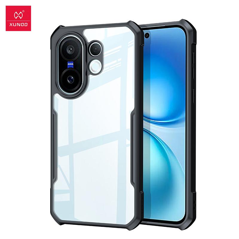 For Vivo S30 Pro mini X200 FE Case XUNDD Casing Airbag Anti Fall Bumper Protective Shell Transparent Phone Cover
