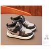 Boys' mid-top sneakers Spring and Autumn new children's shadow gray single shoes children's baby board shoes girls' shoes