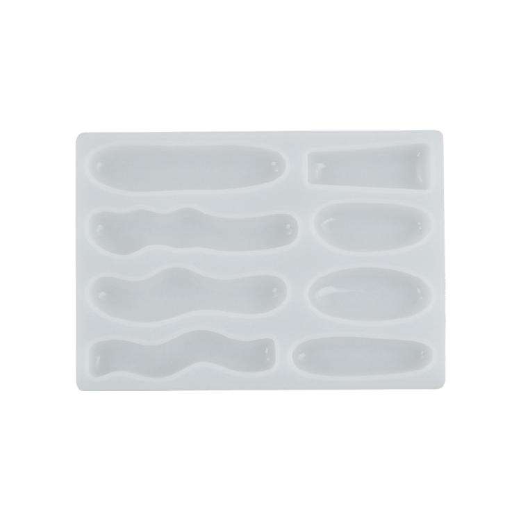 Irregular Hair Clip Silicone Mold Jewelry Casting Mold for DIY Bookmarks,Pendant