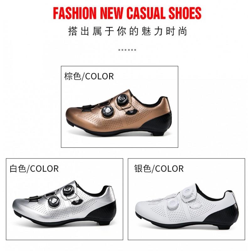 Mens Cycling Shoes Road Mountain Bike With Stiff Sole Breathable Fit Unisex Riding Footwear