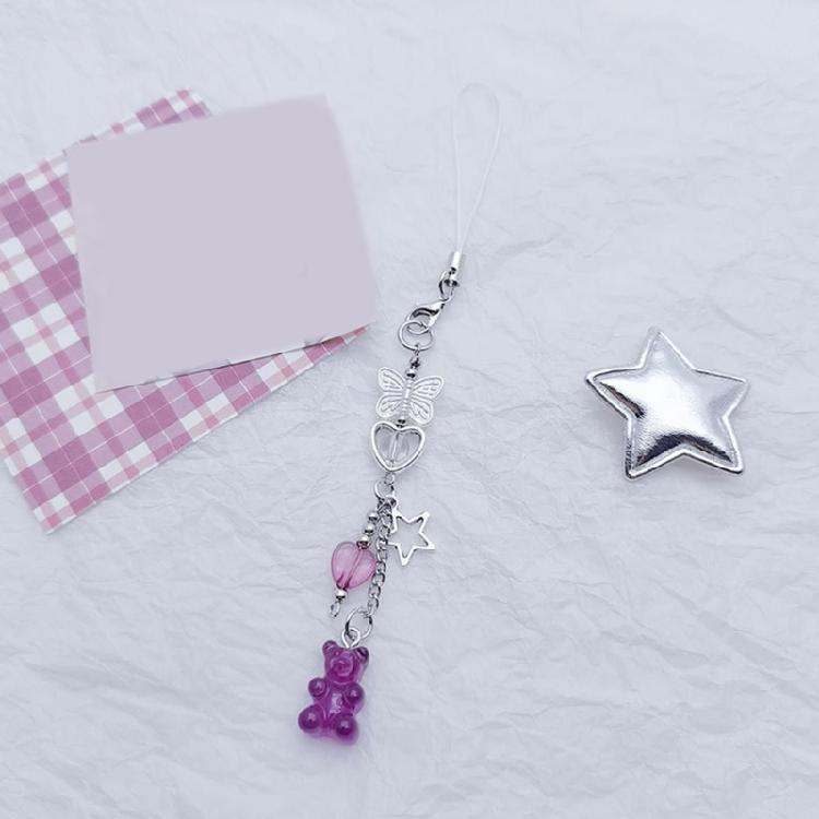 Sweet Cool Bowknot Heart Cross Hanging Pendant Phone Strap Cute Bag Decoration