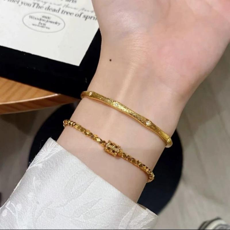 Light Luxury Small Waist Dancing Bead Bracelet For Women Fashion Versatile Hand Jewelry