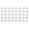 100 Pcs Plastic Squeeze Bottle 60ml Translucent Multi Purpose Squeeze Dispensing Bottle for Liquid Oil Pigment Ink