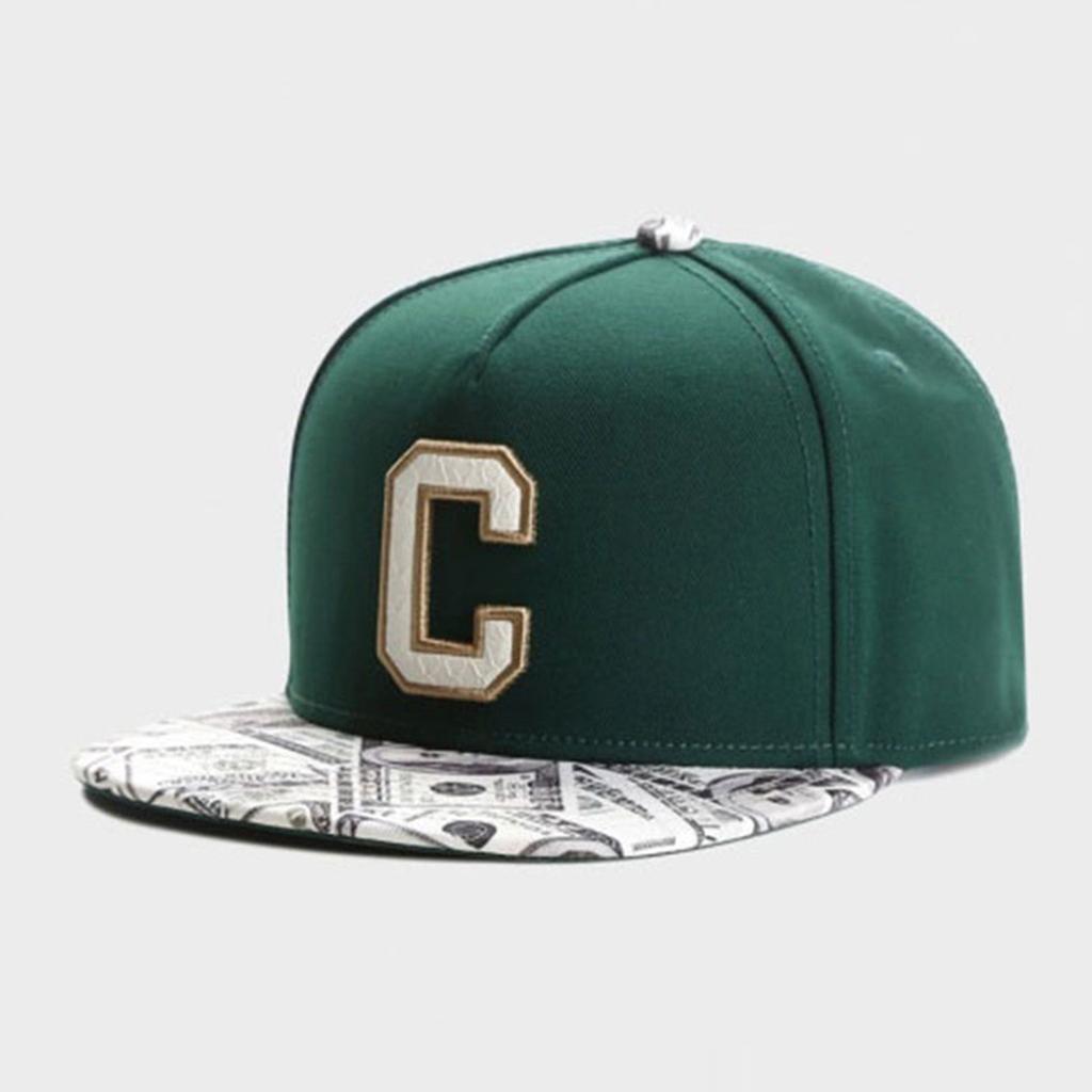 Letter C Casual Flat Brim Hat Spring Outdoor Sun Protection Sun Hat