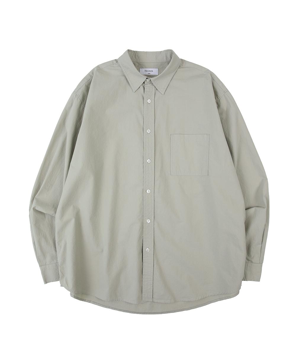 Whoops Double Bio-Washed Shirt [Light Khaki] L