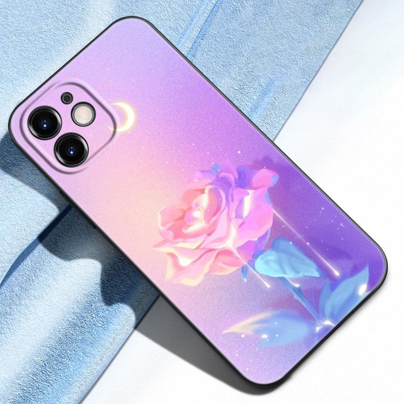 Lavender Purple Flower Phone Case For iPhone Samsung Galaxy Redmi Xiaomi Oppo OnePlus Note S A 7 8 9 10 11 12 13 14 20 21 22 23 53 54 Pro Max Ultra
