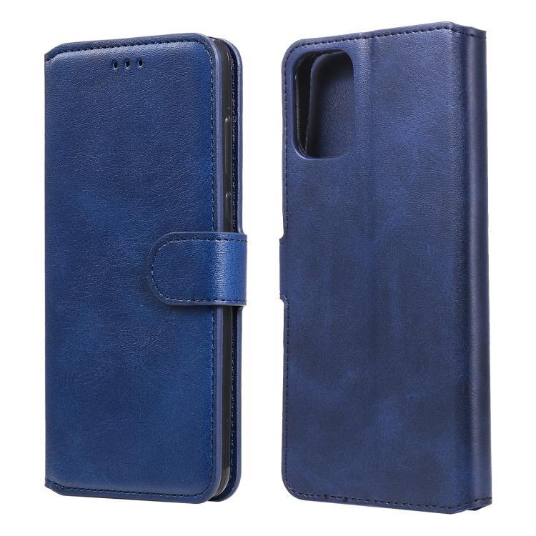 

For Motorola Moto G9 Plus Classic Calf Texture PU + TPU Horizontal Flip Leather Case, with Holder & Card Slots & Wallet For Motorola Moto G9 Plus синій