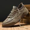 Ręcznie robione męskie buty codzienne sznurowane modne skórzane sneakersy jesienne najnowsze męskie obuwie duże rozmiary 38-46