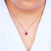 Lindon Jewelry Necklace Heart-Shaped Pendant For Women Wedding Gifts