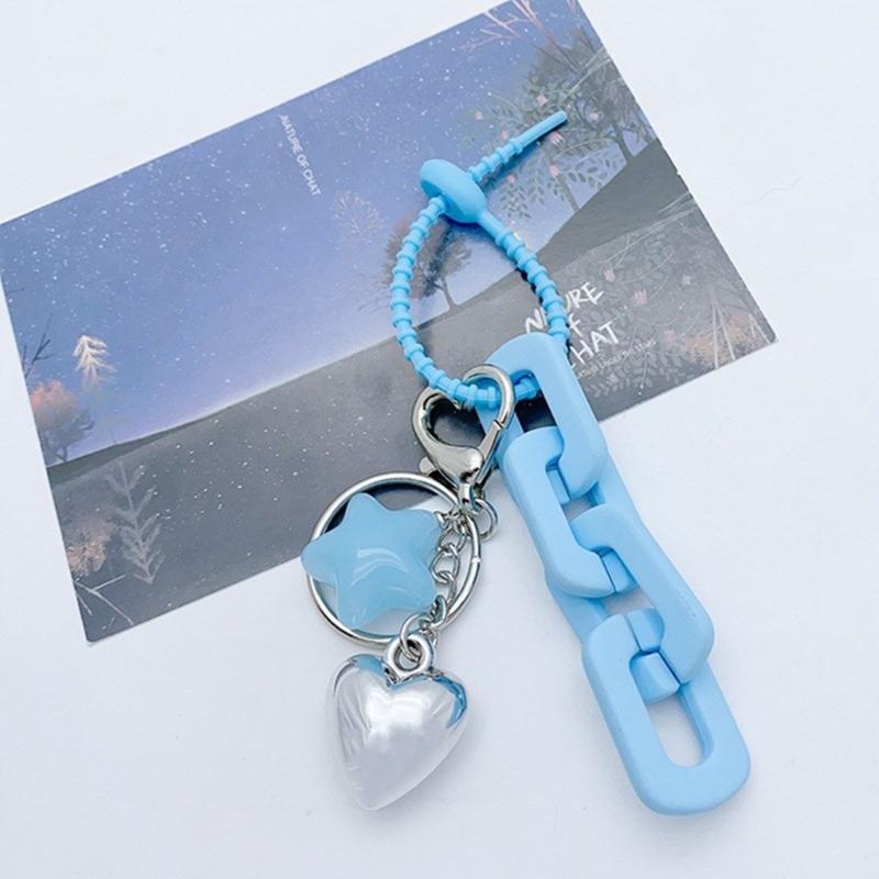 Key Organizer Star Pendant Keychain Star Key Holder Keychain Accessories for Bag