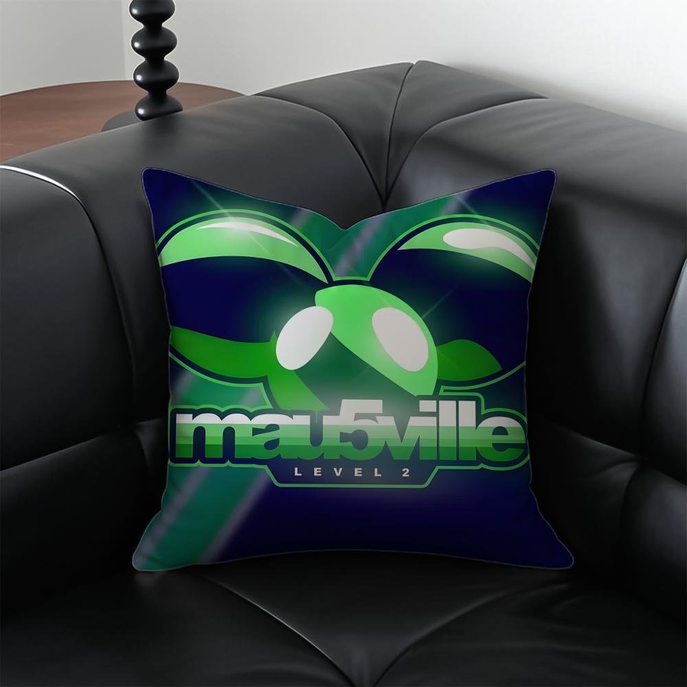 

DDeadmau 5 singer Cushion Cover Pillow Case Antidustmite Invisible zipper silky plush cushion 30X30cm