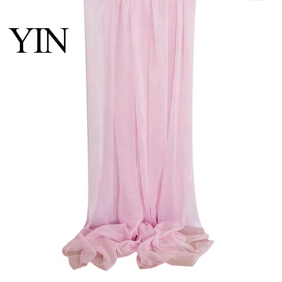 Soft Table Runner Sheer Flowing Runner, Chiffon Wedding Elegant Solid Color Spill Resistant for Dining Home Bridal Shower Party Decor Sophisticated