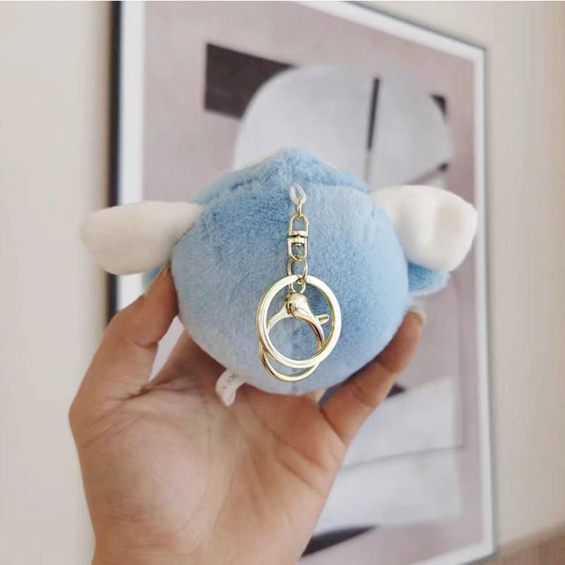 Adorable Japanese Style Owl Plush Toy Keychain Soft Pp Cotton 15cm Cute Gift