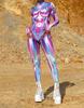 Halloween Adults 3d Printed Bodysuit With Spandex Blend For Cosplay And Street Style