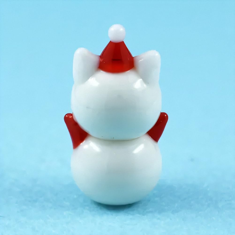 Four Cart Cute Handmade Glass Cosplay Snow Pig