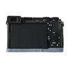 Půl pouzdro na fotoaparát z PU kůže s texturou liči pro Sony A6700 A6400 A6300 A6100 A6000 ZVE10 ZVE10II ZVE10M2 Spodní otevírací kryt s popruhem