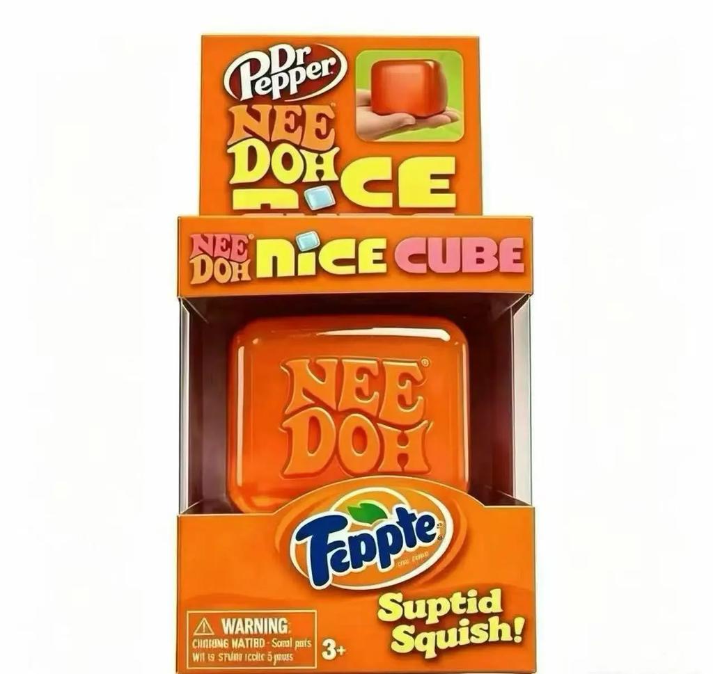 Trending Nee Doh Jellyfish & Cube Squish Toy, Soft Jelly Squeeze Stress Relief Fidget Toy, Sensory Needoh For Kids Adults