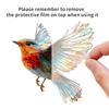 1 Stück Kolibri Buntglas Fensterhänger Sonnenfänger Acrylschilder Dekoration Veranda Haus Gartendekor