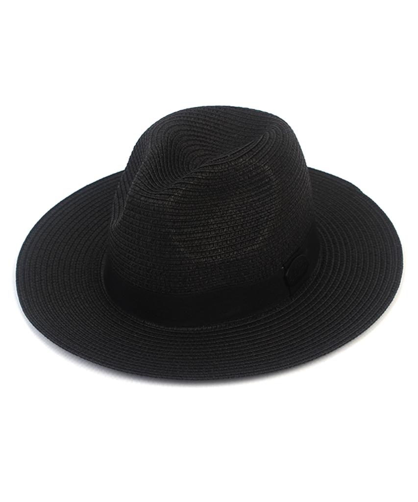 Yunibeosyeolkemiseuteuli Summer Black Paper Fedora Summer Fedora