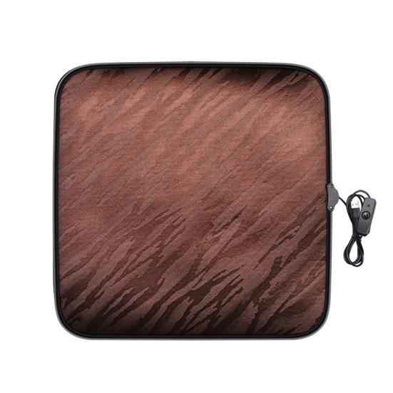 

Universal Seat Cushion Heated Cushion with Anti-Slip Bottom Warm Seat Pad for Car SUV Seat кавовий