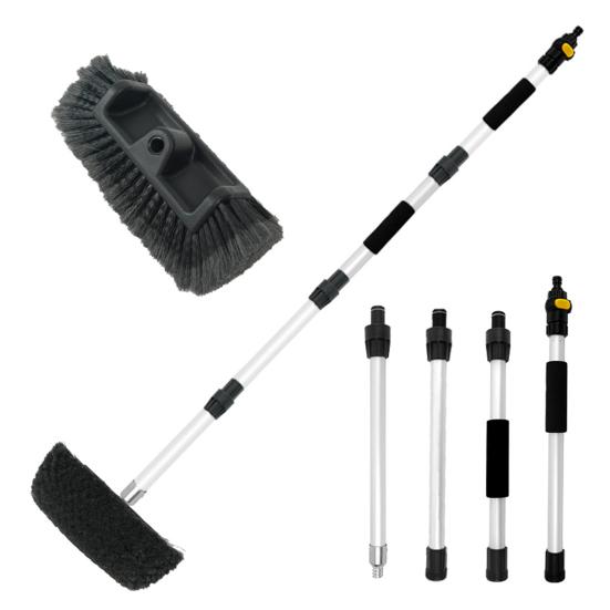 Car Detailing Brush Universal Window Wiper Car Deep Cleaning Brush Automotive Window Cleaner Car Interior Cleaning Tool for Vehicles Boats RVs