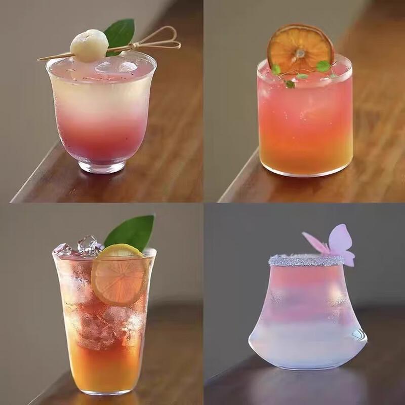 Qunrong Einfache Ultra-Dünne Glas Highball-Tasse