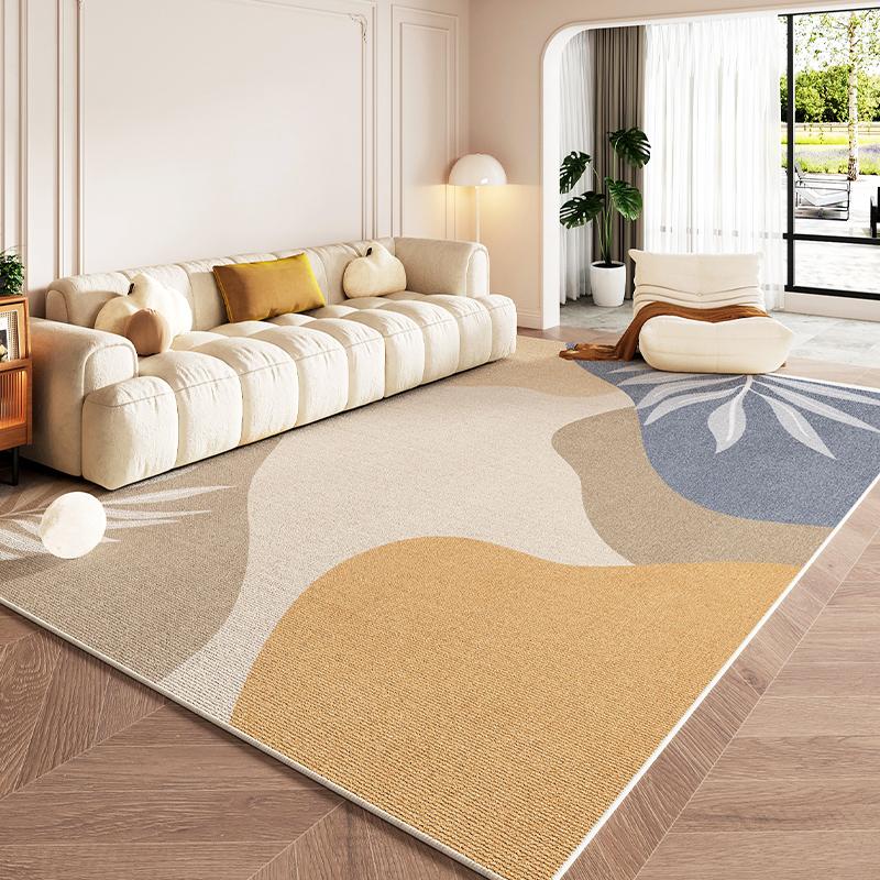 Modern Minimalist Living Room Carpets Light Luxury Sofa Coffee Table Rug Machine Washable Non-slip Carpet Bedroom Bedside Rugs
