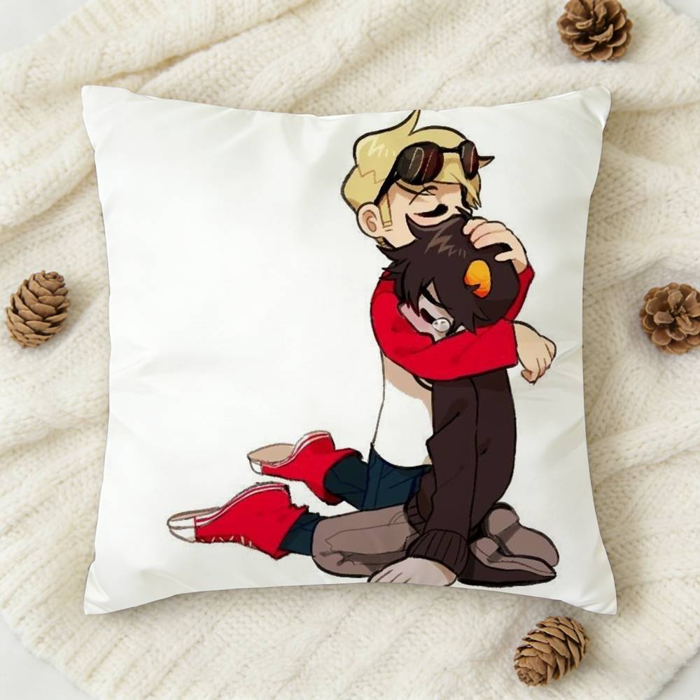 HHomestuck DDaveKat Doublesided Printed Square Decorative Cushion Cover for Sofa Living Room Home Decor
