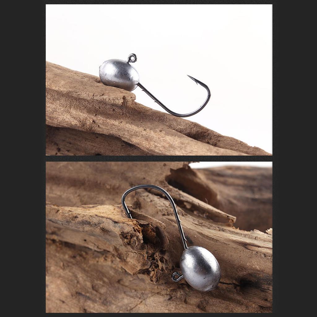 Fishing Tackle Accessory Jig Head Hook Fishing Jig Head Double Barbed Design Fish Hook Fishing Hook