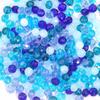 4mm/6mm Briolette Glass Beads Jewelry Making Faceted Rondelle Colorful Crystal Spacer Loose Beads for Bracelet Necklace DIY