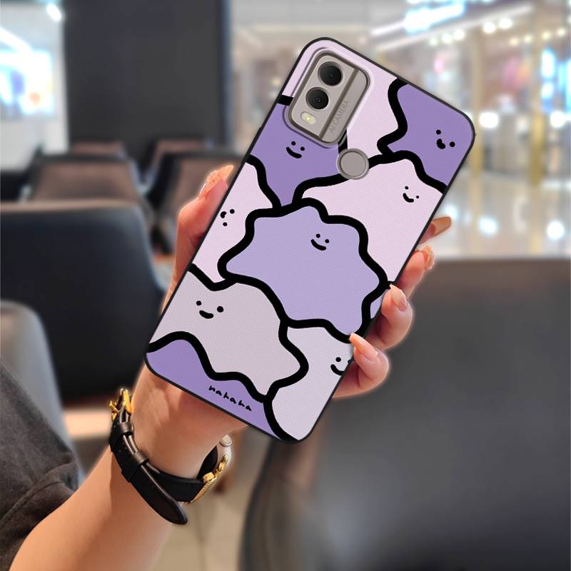 Silicone Animals Phone Case For Nokia C22 Waterproof Protective Anti-dust Cartoon Graffiti Durable Fashion Design Cute