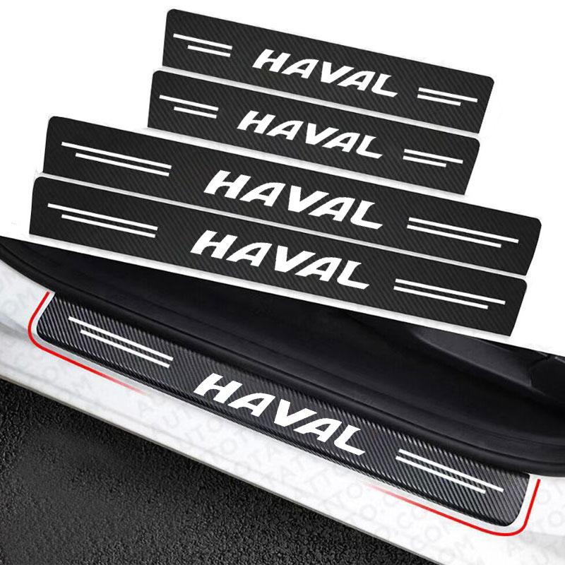 Kohlefaser Auto Kofferraum Stoßstange Schutzaufkleber Kratzfest Für Haval H1 H2 H3 H6 H7 H9 M6 F7X Jolion Great Wall Zubehör