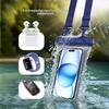 8-Zoll wasserdichte Touchscreen-Handytasche zum Schwimmen, Outdoor-Tauch- und Schwimm-Handytasche zum Umhängen