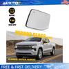 For Chevrolet Silverado 1500 -2024 Left Driver Side Heated Mirror Glass BSM