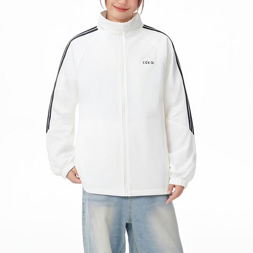 Adidas Sports Warm Zip-Up Stand Collar Jacket Women Jackets KQ5371