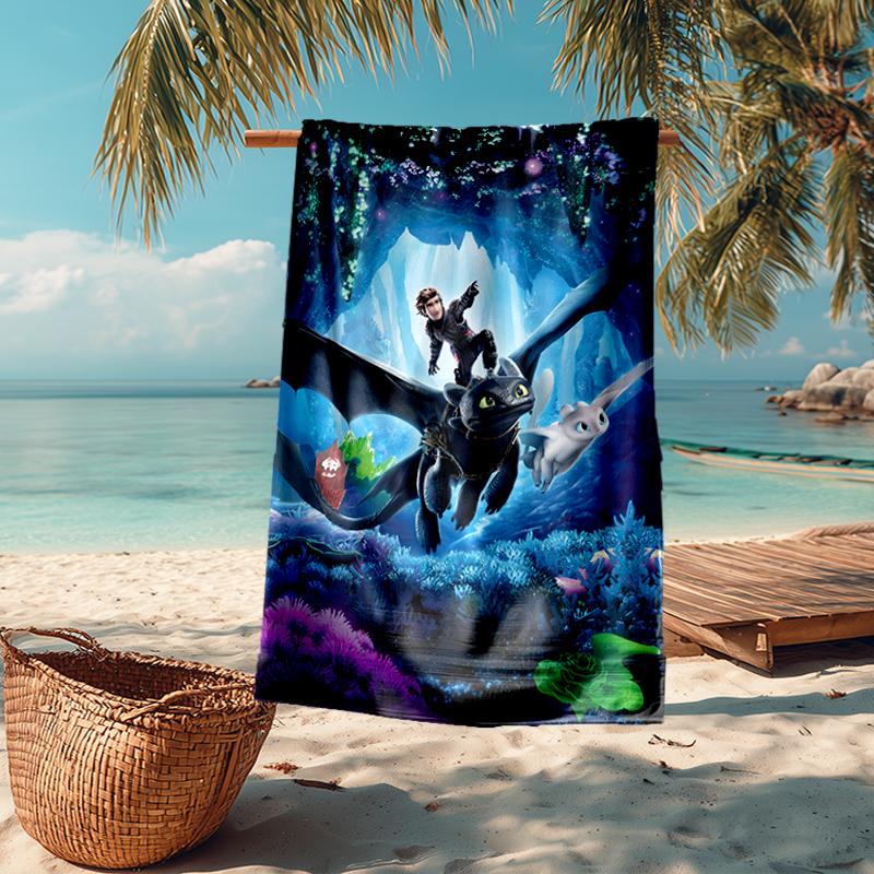 Ultra-Soft Beach Towel with Die Maus Theme,Ideal for Pool - Camping, Diving - Perfect Travel Essential, Vibrant Beach Towel.