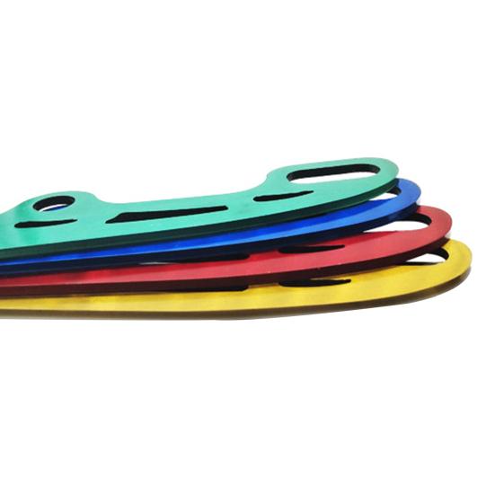 1 Pair Roller Skate Ski Blade Anti-rust Durable Stainless Steel Versatile Roller Ice