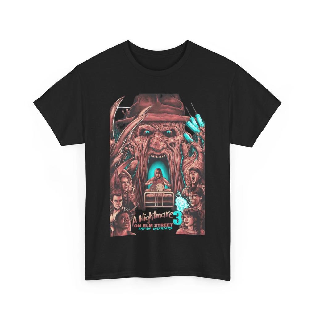 Nightmare – Mörderische Träume 3: Die Warriors von Elm Street Film 100% Baumwolle T-Shirt Herren T-Shirts Oberteil Unisex Schweres Baumwoll-T-Shirt