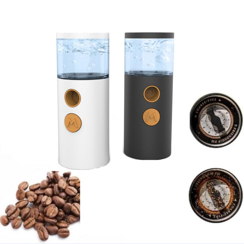 20ml Waking Coffee Beans Nano Sprayer Static Reducer Elimination Powder Residue Cleaner Rechargeable Spray Portable Humidifier