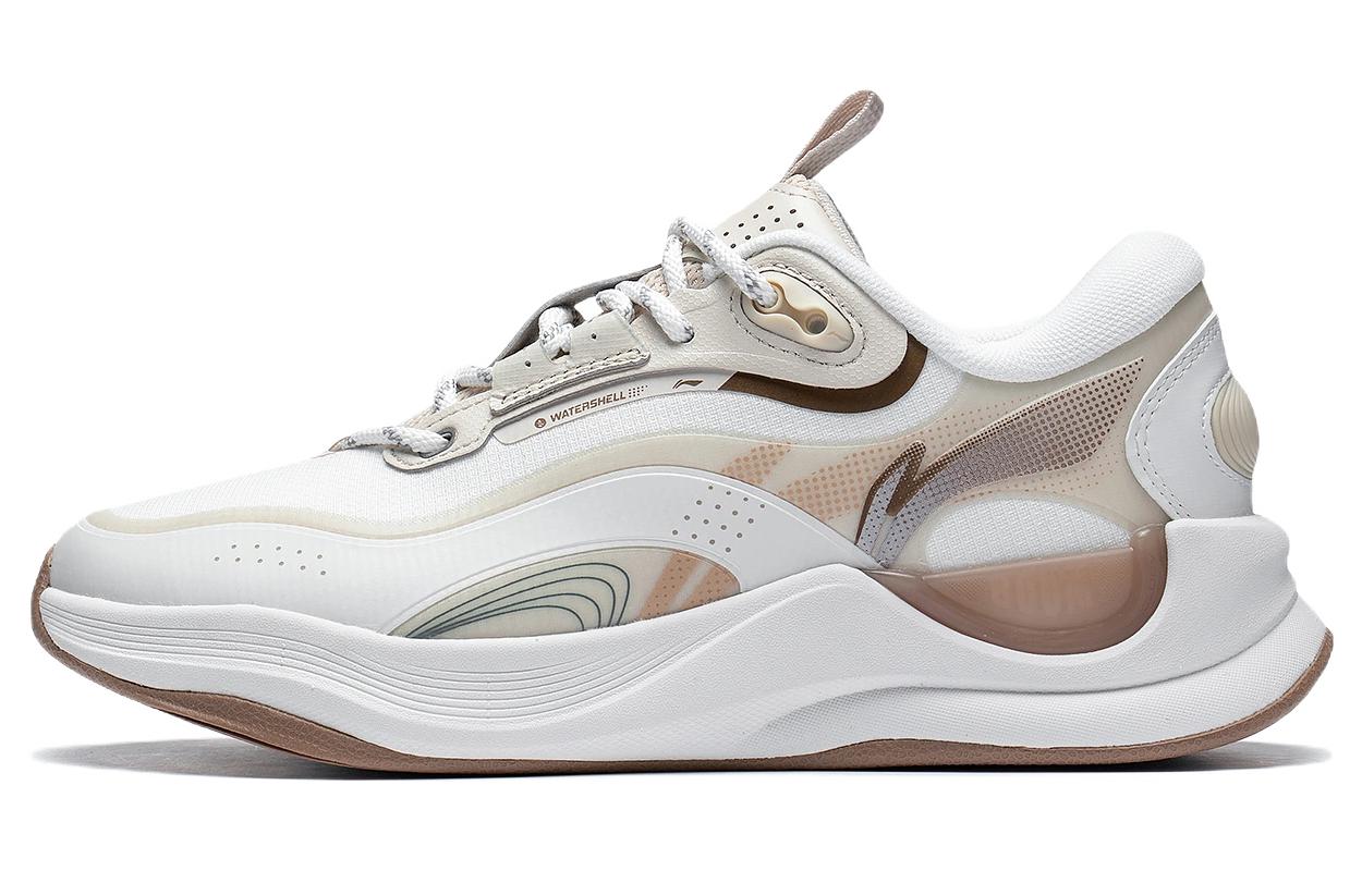 Li Ning Cloud Extreme Легкие Пружинящие Низкие Спортивные Повседневные Кроссовки Женские Бело-Серые AGLS108-4 36
