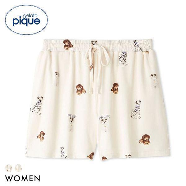Gelato Pique Women s Cool Touch Fashion CATS&DOGS Pattern Shorts Gelato Pique Room Wear gelato pique