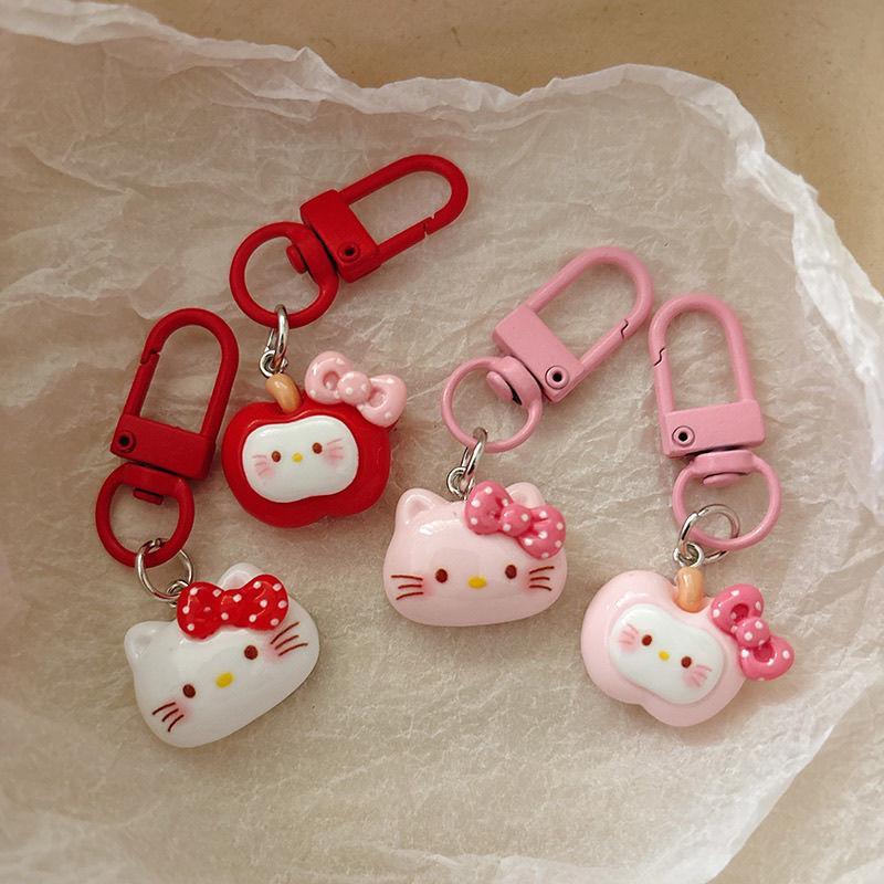 Resin Cat Keychain Pendant: Cute Charm for Backpack or Graduation Gift