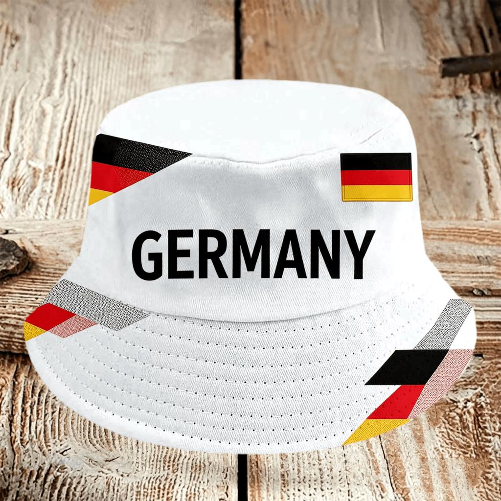 Men's Bucket Hat with Curved Brim Breathable Lightweight Sun Protection Hat Adjustable Fit Outdoor Cap for Casual Use