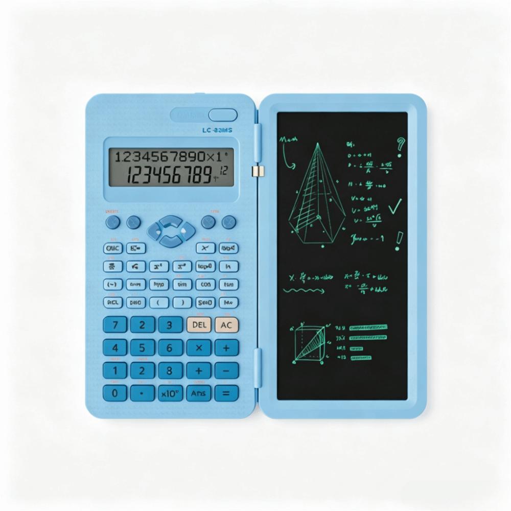 LCD Scientific Calculator Writing Pad Function Calculator Foldable Calculator Office