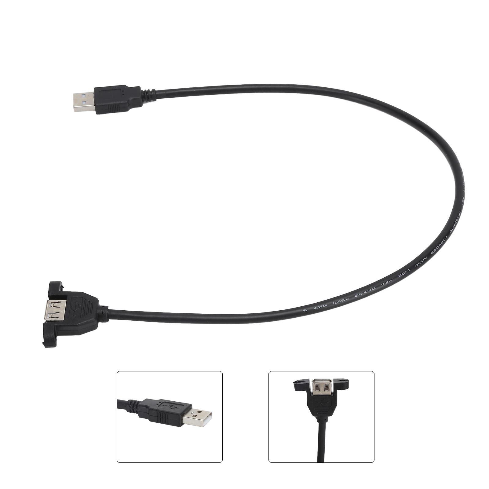 

Кабель-удлинитель USB2.0 Папа-Мама Удлинительный кабель для флеш-накопителей Жестких дисков Картридеров 1m / 3.3ft