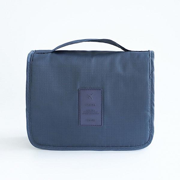 Large Capacity Portable Makeup Bag with Hanging Hook