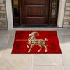 Blessing Words 2027 New Year Anti Slip Mat Cartoon Sheep Door Mat  Floor Protection