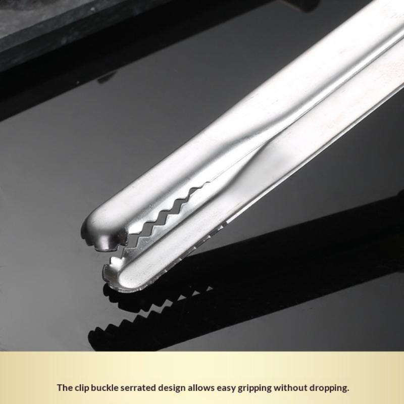 Stainless Steel Barbecue Clip Non-Slip Thickened Simplicity Portable Clip Multifunction Buffet Steak Food Clip Bbq Tools