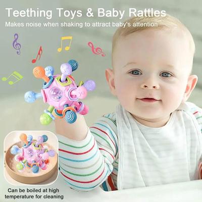 Rattle for Newborn 0+. Teether for Children. Toys for Babies Up To One Year. Teether